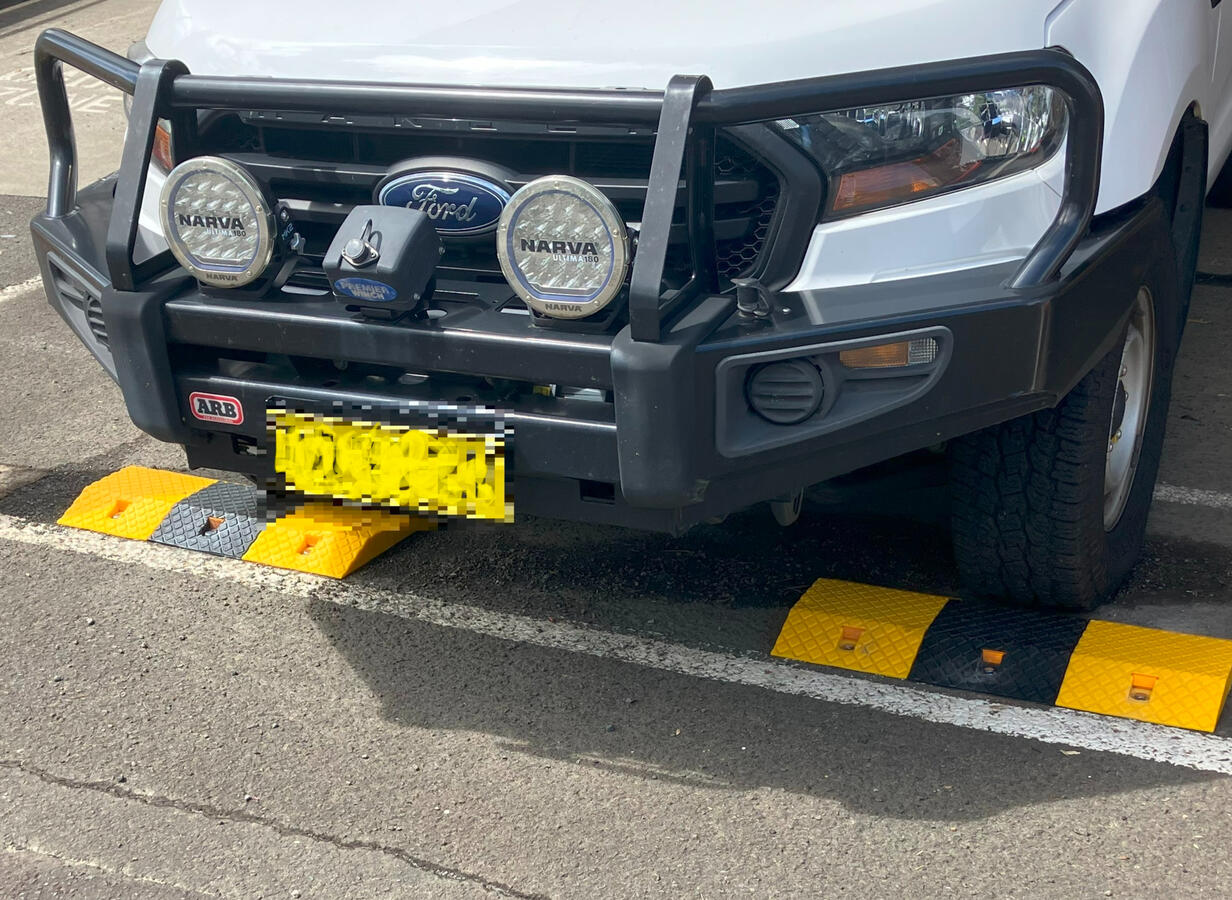 Wheel stops - Speed Bumps